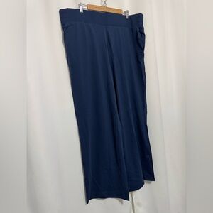 Member’s Mark Women’s Navy Blue Travel Wide Leg Pants 3XL